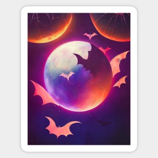 bats halloween Sticker